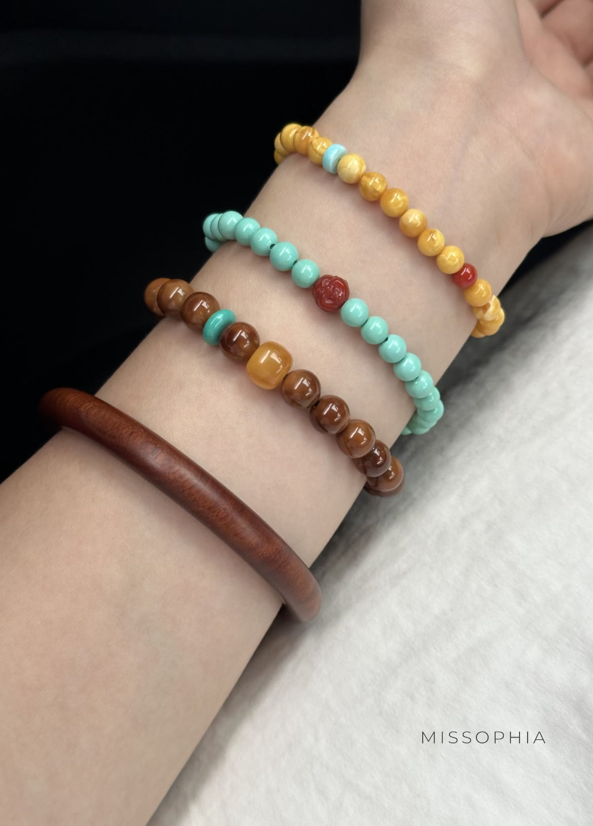 Adalynn Turquoise Bead Bracelet [UPRXXEXZ]