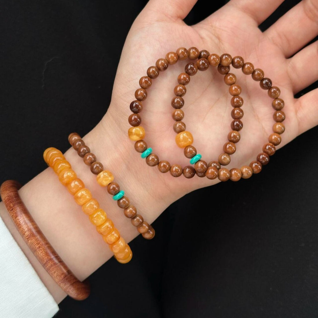 Adalynn Turquoise Bead Bracelet [9XYHFEIV]
