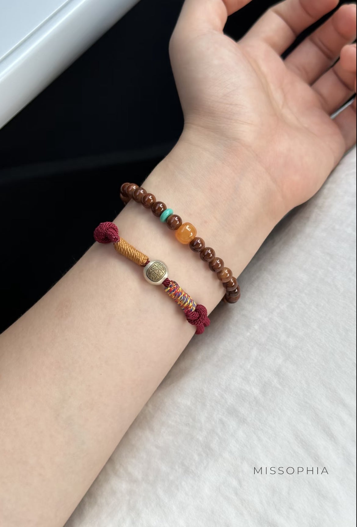 Adalynn Turquoise Bead Bracelet [07AMED6Q]