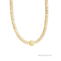 Adelynne Mother-of-Pearl Beaded Necklace [D1KXVB1N]
