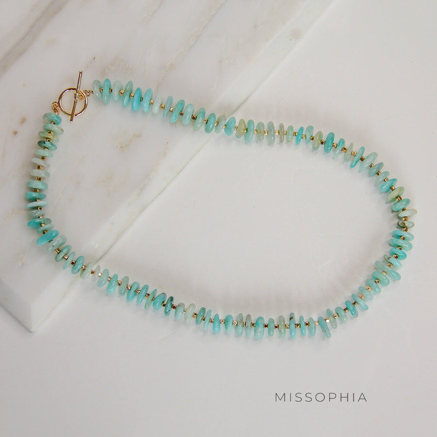 Aine Irregular Beaded Necklace [57BYIVRP]