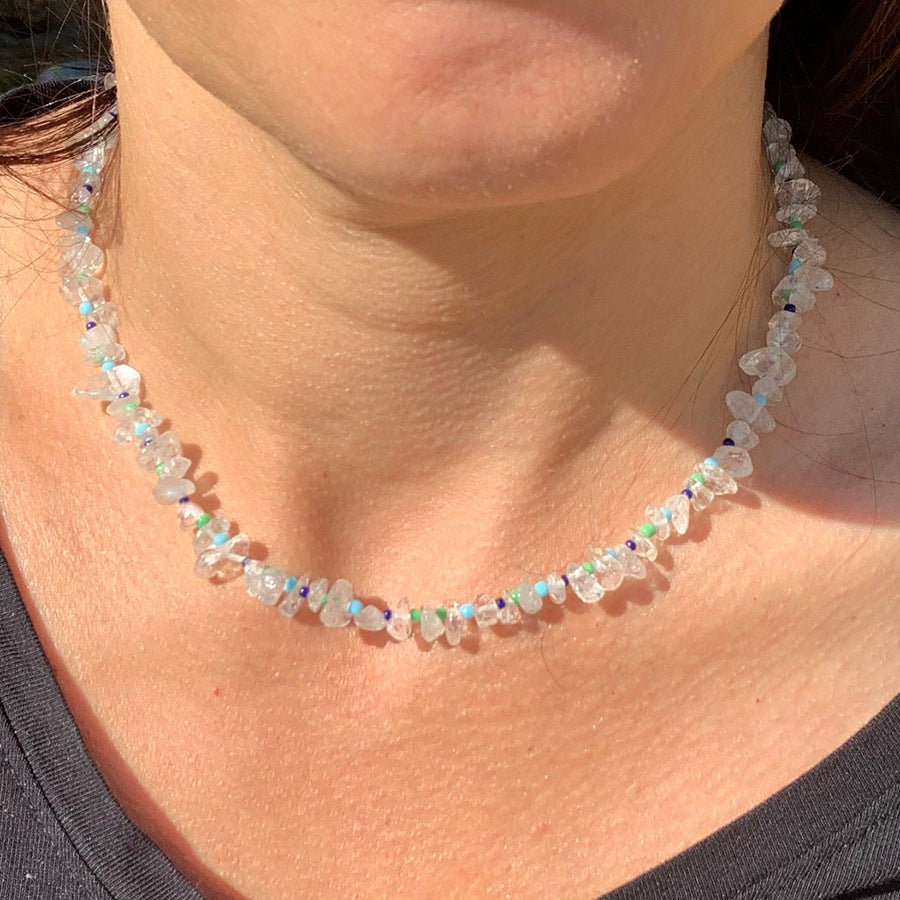Alaska Asymmetrical Beaded Necklace [1EHGGJSK]