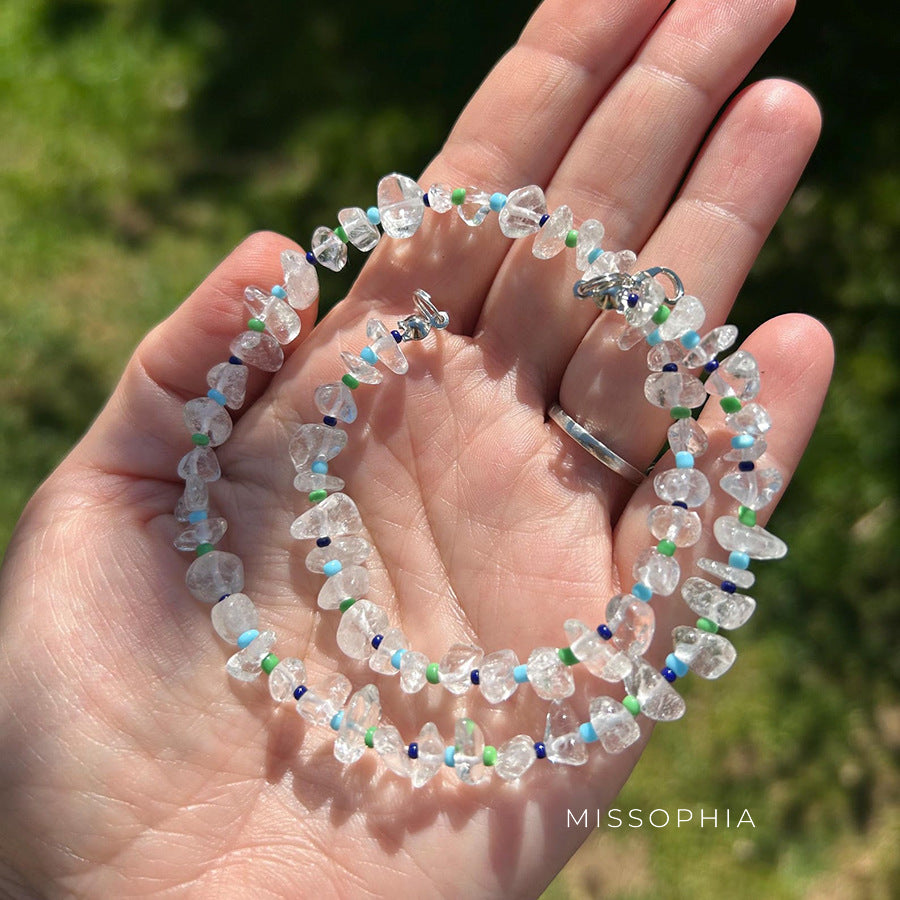 Alaska Asymmetrical Beaded Necklace [0C4BD182]