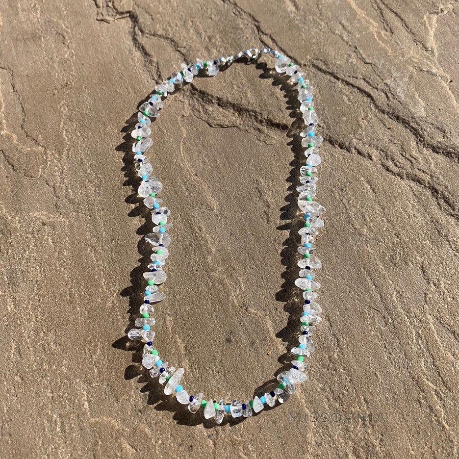 Alaska Asymmetrical Beaded Necklace [NVGCCX9C]