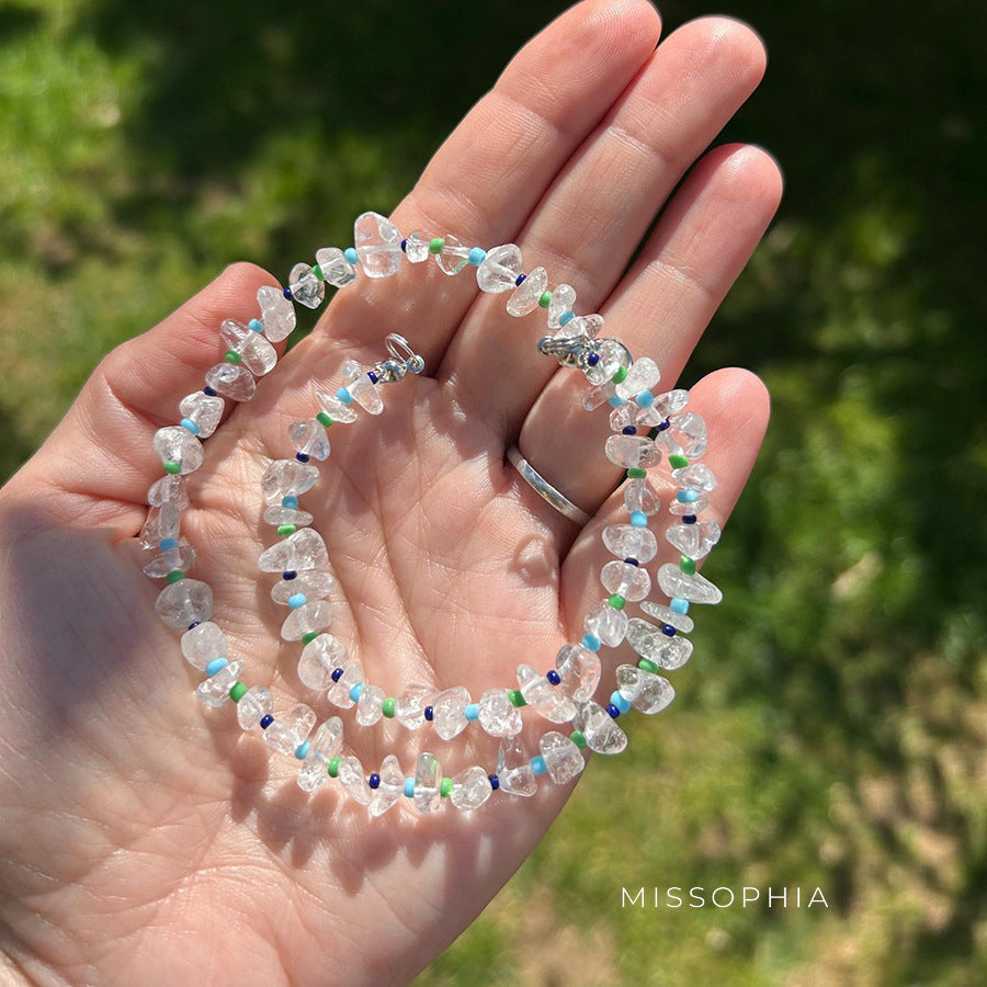Alaska Asymmetrical Beaded Necklace [1EHGGJSK]