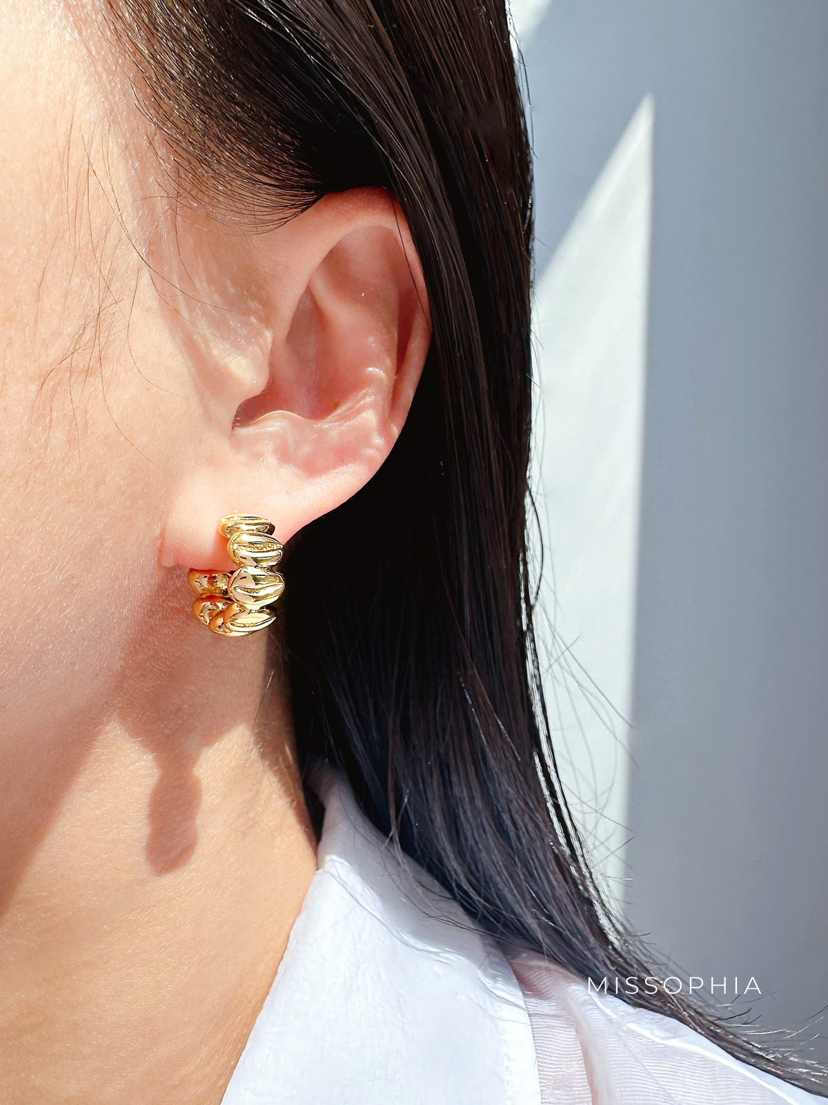 Aleeah Abstract Shell Earrings [PHQKNSW5]