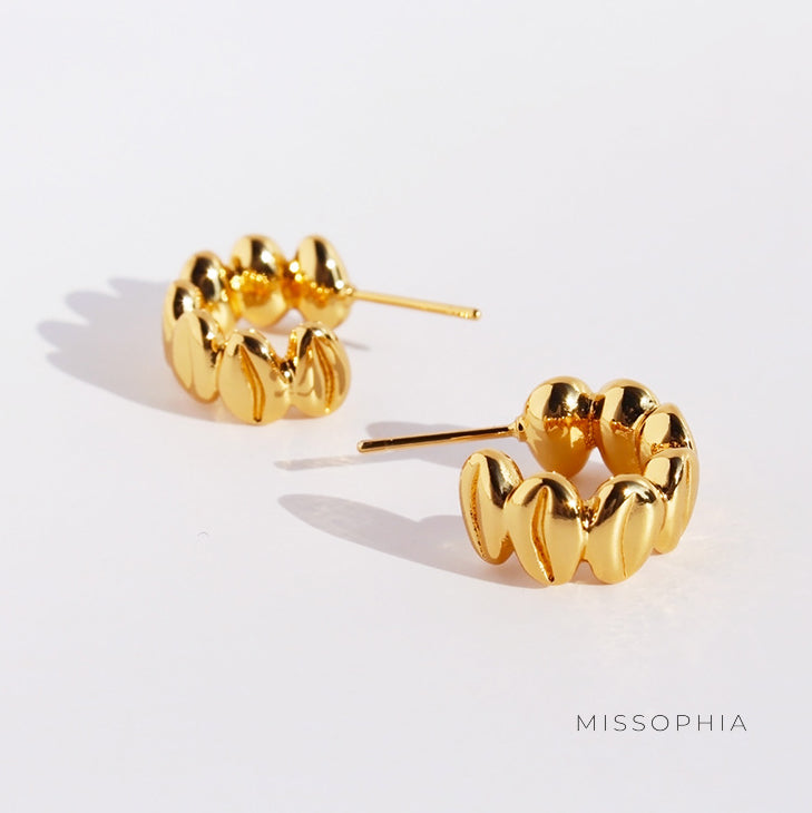 Aleeah Abstract Shell Earrings [KQXH6CYU]