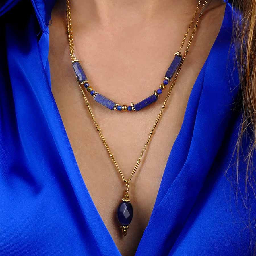 Aletta Lapis U-Shape Jewelry Set [7PAWPMEM]