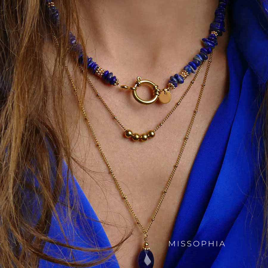 Aletta Lapis U-Shape Jewelry Set [5BCNFTKN]