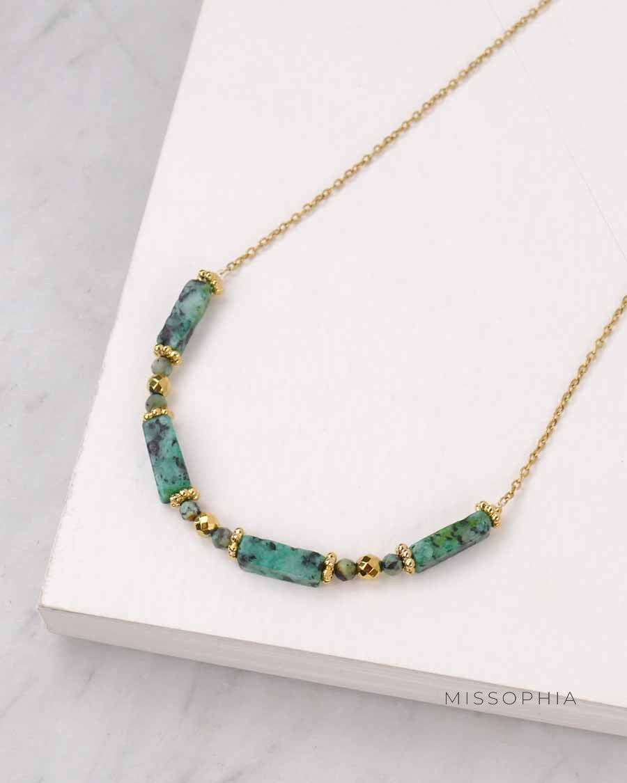 Aletta Lapis U-Shape Jewelry Set [VS6MS72F]