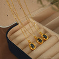 Aminah Layered Crystal Necklace [9H8NME6Y]
