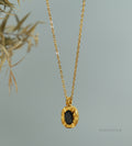 Aminah Layered Crystal Necklace [UZV7N51F]