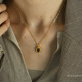 Aminah Layered Crystal Necklace [I5CSORO3]