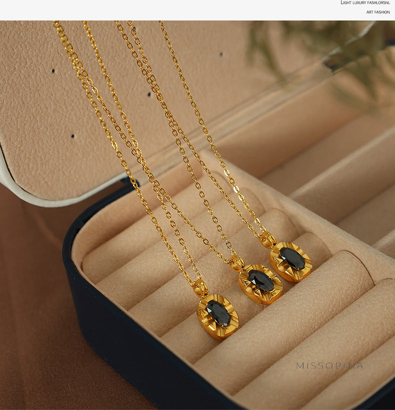 Aminah Layered Crystal Necklace [SKFVCAZT]
