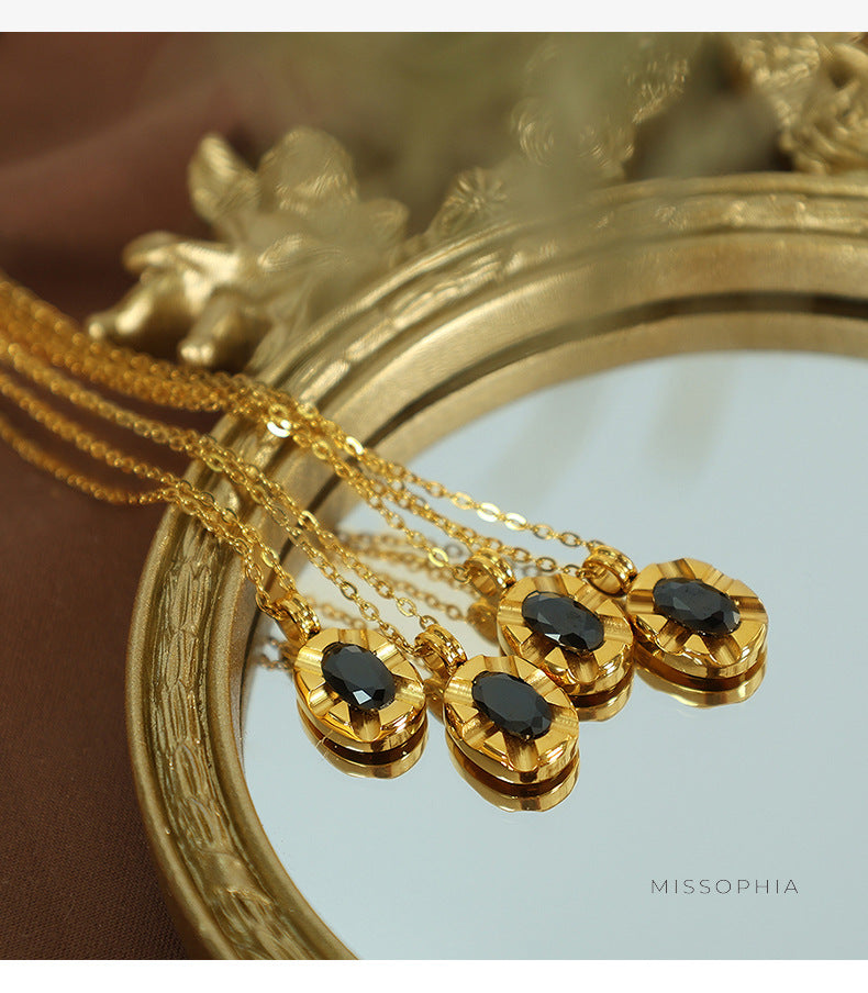 Aminah Layered Crystal Necklace [E2PG2XIM]