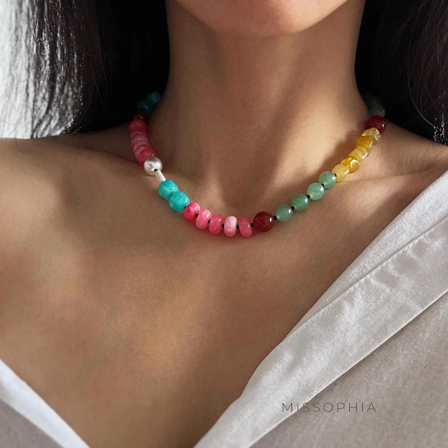 Anaira Delicate Beaded Necklace [C0D1E9XL]