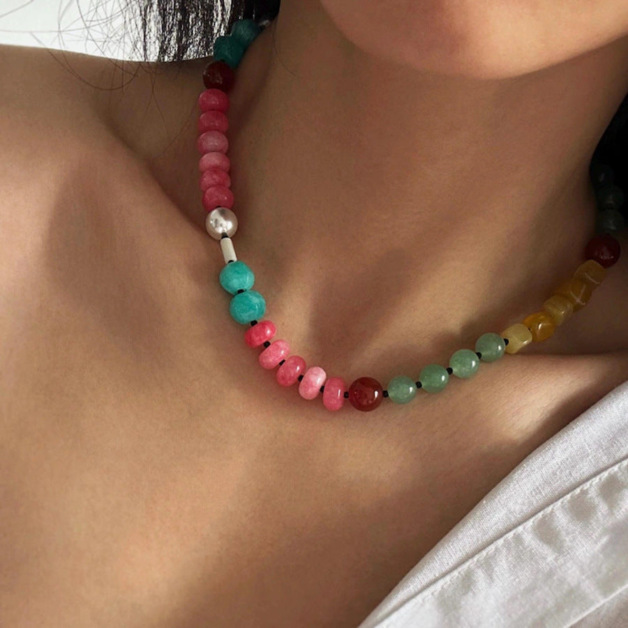 Anaira Delicate Beaded Necklace [TEYIOWM4]