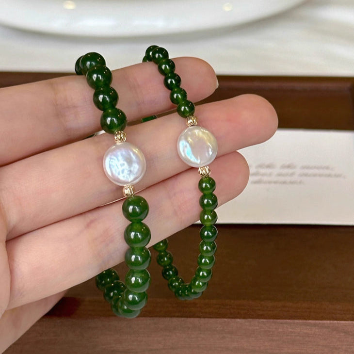 Analeah Baroque Pearl Agate Bracelet [N9PXPPB1]