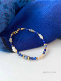 Analee Lapis Pearl Bracelet [UICA3FKK]
