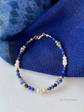 Analee Lapis Pearl Bracelet [D7GF8EHD]