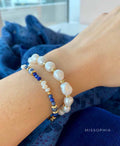 Analee Lapis Pearl Bracelet [YVUNND6O]