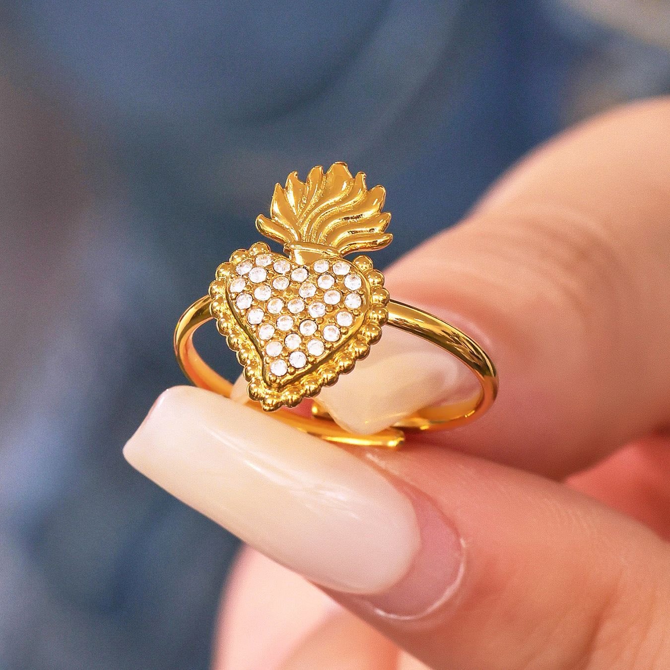 Andee Zircon Stacked Ring [KK47HO48]