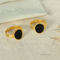 Angely Gold Dripping Open Ring [LAWNZ6HD]