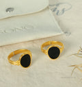Angely Gold Dripping Open Ring [HKFRVWOG]