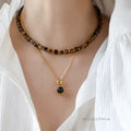 Aribelle Faceted Tiger Eye Necklace [5AWOQ14V]