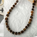 Aribelle Faceted Tiger Eye Necklace [YYOIDIJP]