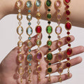 Aries Oval Cut Gemstone Bracelet [R4BV1GGA]