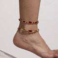 Aries Oval Cut Gemstone Bracelet [PJQ1RFC6]