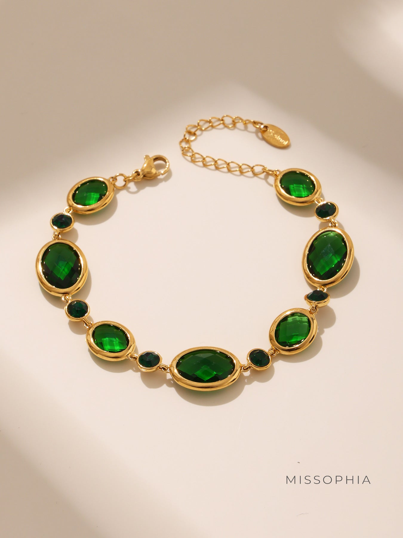 Aries Oval Cut Gemstone Bracelet [VY5H5FJ3]