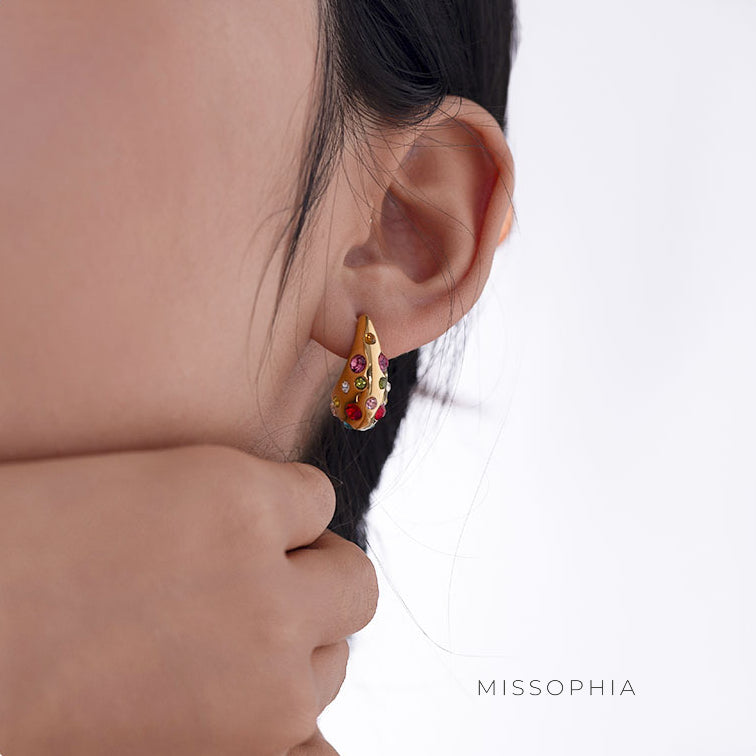 Arlynn Dazzling Waterdrop Studs [5STUN9R1]