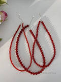 Aseel Red Agate Beaded Necklace [ETPA7TMG]