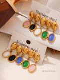 Asia Faceted Opal Gold Jewelry Set [SD0ANMBM]