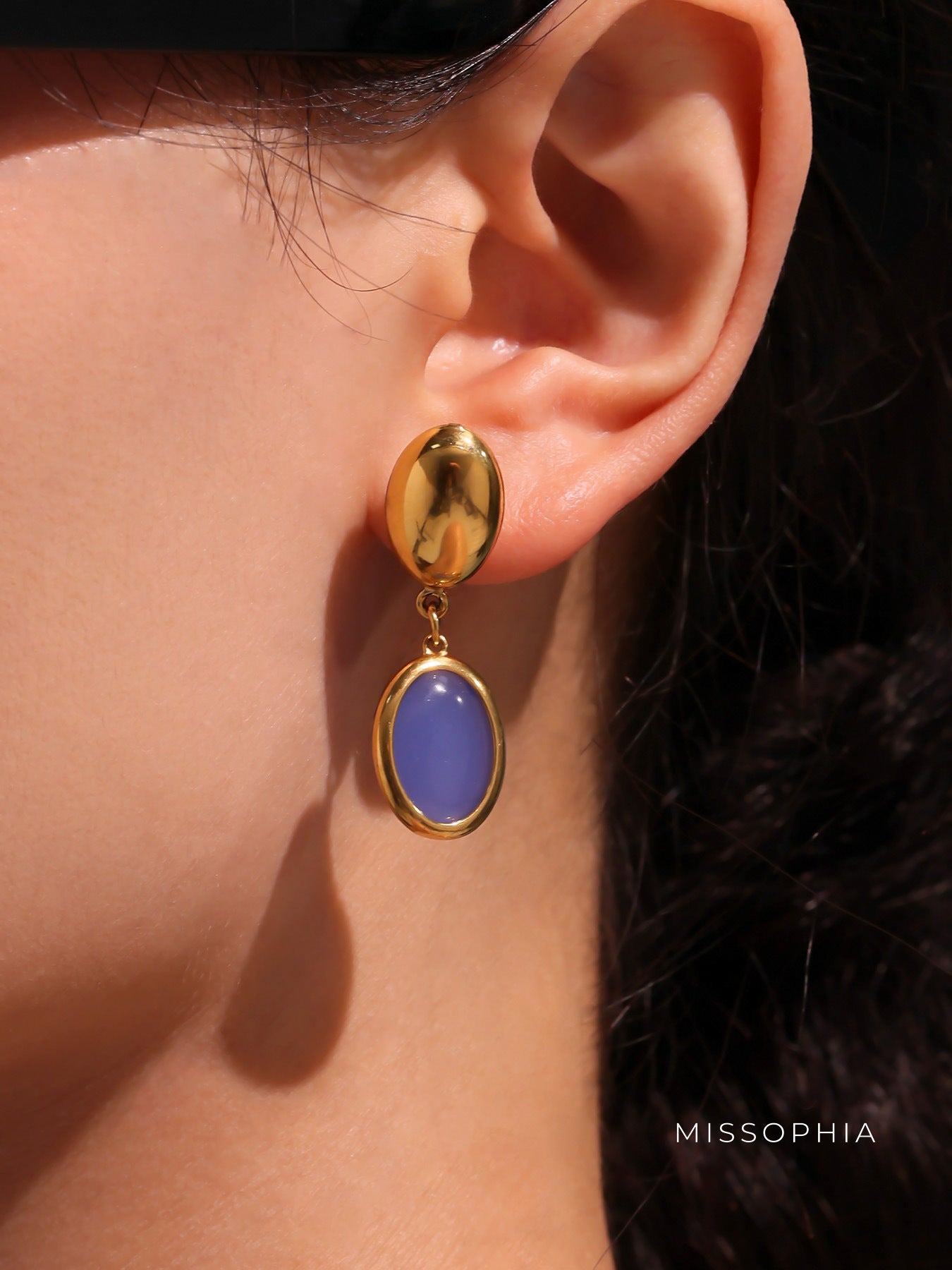 Asia Faceted Opal Gold Jewelry Set [PR9Y2XPT]