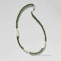 Audrey Asymmetrical Pearl Clavicle Chain [SOYKFTFZ]