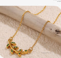 Ayah Devil's Eye Rhinestone Necklace [7ZAK7LVN]
