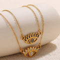 Ayah Devil's Eye Rhinestone Necklace [7YT1AW6P]