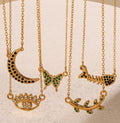Ayah Devil's Eye Rhinestone Necklace [HUT7SW8P]