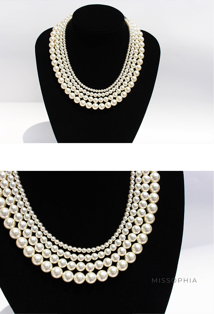 Azure French Pearl Jewelry Set [PTJ09909]