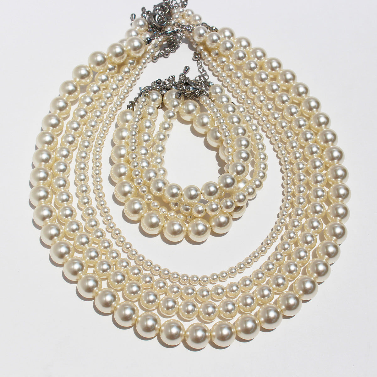 Azure French Pearl Jewelry Set [B67HTF13]