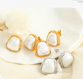 Baylie Pearl Asymmetrical Earrings [BM7XMKND]
