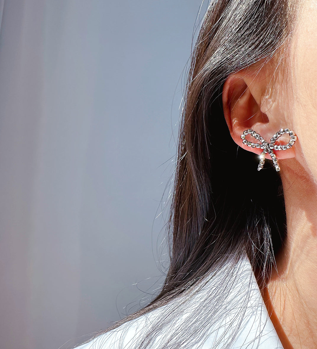 Braxton Geometric Bow Earrings [ZDC34W24]