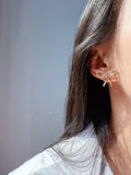 Braxton Geometric Bow Earrings [2ATWEQAX]