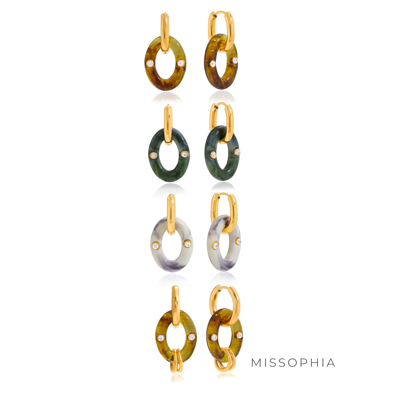 Bronwyn Maillard Resin Drop Earrings [F59Y7ZZY]