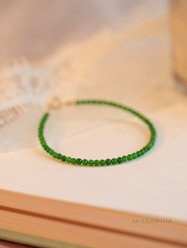 Calianna Delicate Chrysoprase Bracelet [HN2Y9JGD]