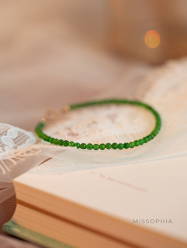 Calianna Delicate Chrysoprase Bracelet [H9MN0XP8]