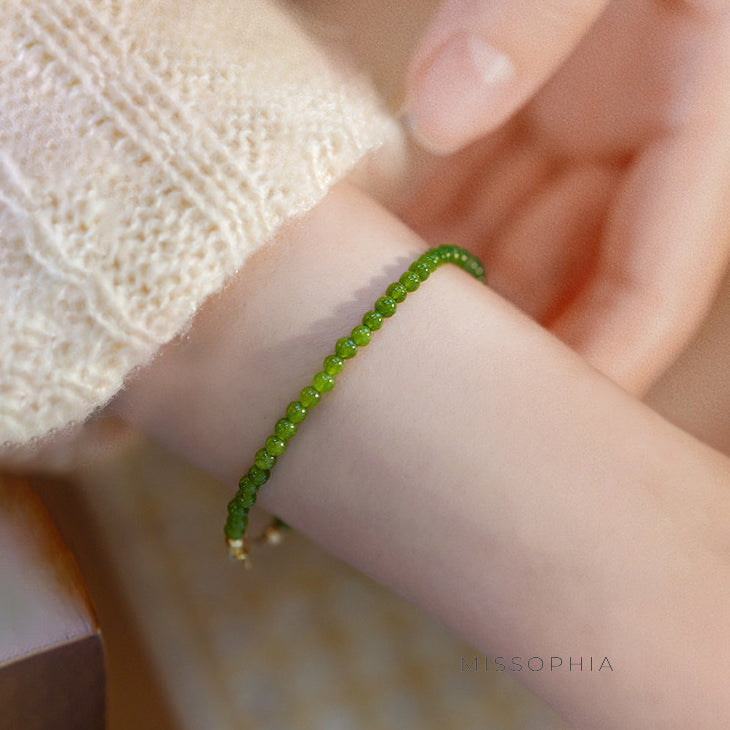 Calianna Delicate Chrysoprase Bracelet [NWBMUZQE]